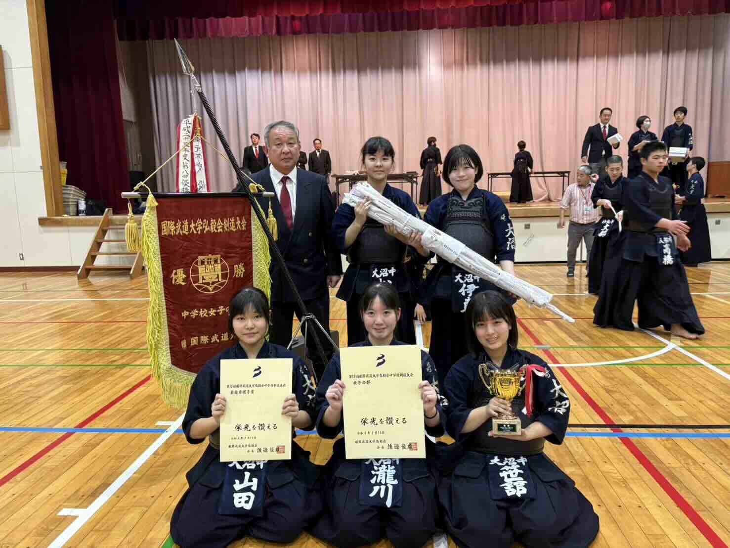 第１５回国際武道大学弘毅会中学校剣道大会 女子